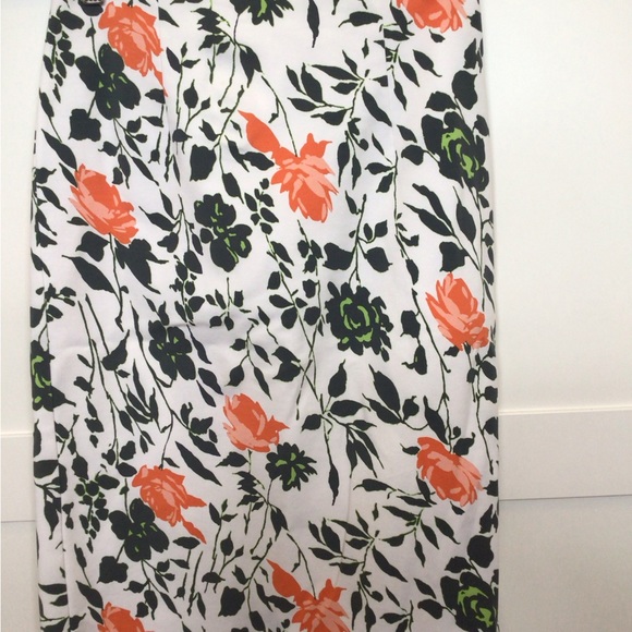 Club Monaco Floral Pencil Skirt Size 2 - Picture 3 of 7